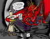 Cartoon: Knight in the Hood. (small) by DaD O Matic tagged dragons,knights,honda,repo