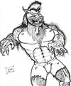 Cartoon: Lycanthropy (small) by DaD O Matic tagged halloween werewolves fullmoon vampires witchs