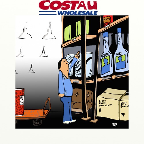 Cartoon: COSTAU  STORE (medium) by tonyp tagged arptoons,arp,costau,store,funny