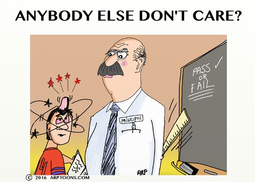 Cartoon: School ways (medium) by tonyp tagged arp,school,punishment,principal