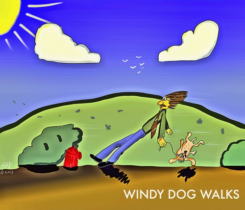 Cartoon: WINDY WALK (medium) by tonyp tagged arp,dirty,girls,water,feet,costal,dogs,walks,cats,pot,arptoons,wacom,cartoons,space,dreams,music,ipad,camera,tonyp,baby