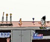 Cartoon: Bar Band (small) by tonyp tagged arp,bar,pig,girls,water,music,rock,feet,costal,cats,pot,arptoons,wacom,cartoons,space,dreams,ipad,camera,tonyp,baby