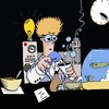 Cartoon: Beaker guy (small) by tonyp tagged arp arptoons tonyp beaker guy