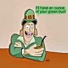 Cartoon: green (small) by tonyp tagged arp,green,bud,beer,tavern,clinic,arptoons