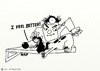 Cartoon: Hard Times (small) by tonyp tagged arp,hard,times,dog,vet,doctor,temp