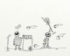 Cartoon: mummy band (small) by tonyp tagged arp,spooky,mummy,arptoons
