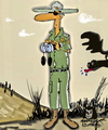 Cartoon: Ranger jim (small) by tonyp tagged arp,arptoons,wacom,cartoons,tree,trees