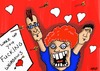 Cartoon: valentines card (small) by tonyp tagged arp,valentines,day,card,weirdo