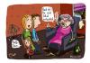 Cartoon: verkorkst (small) by ullmann tagged familie,verwandtschaft,eltern,oma,enkel,besuch,verkorkst,beziehung