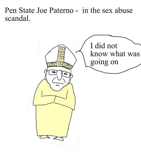 Cartoon: Pen State Joe Paterno (medium) by Cocotero tagged sports
