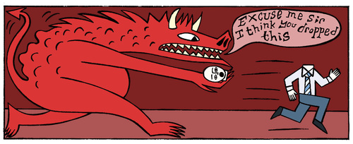 Cartoon: Keep your head (medium) by baggelboy tagged devil,demon,monster,head