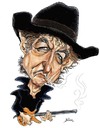 Cartoon: Bob Dylan (small) by William Medeiros tagged music
