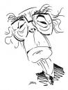 Cartoon: Jose Saramago (small) by William Medeiros tagged writer books