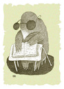 Cartoon: Braille (small) by weiszb tagged mole,book,white,cane