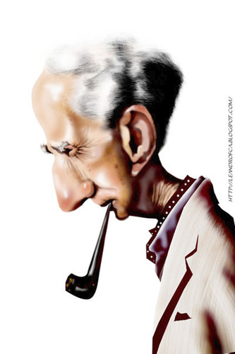 Cartoon: NORMAN ROCKWELL (medium) by leandrofca tagged art,caricature,illustration