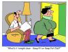Cartoon: Keep Fit (small) by daveparker tagged keep,fit,keep,fat