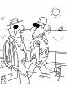 Cartoon: Making a spectacle. (small) by daveparker tagged monocle,shades,posh,fella,ordinary,chap