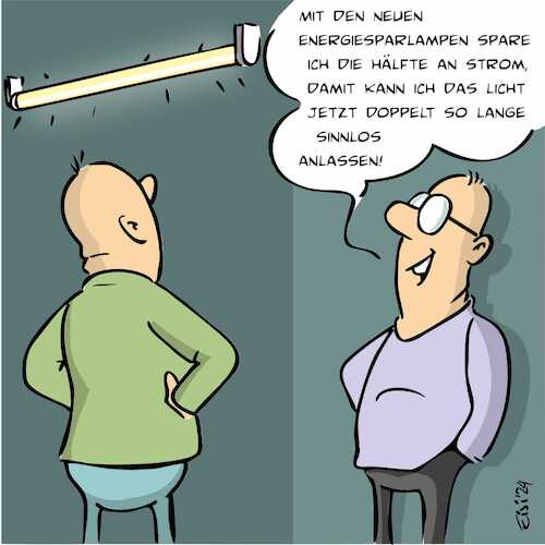 Cartoon: Energiesparlampen (medium) by eisi tagged energie,sparen,lampen