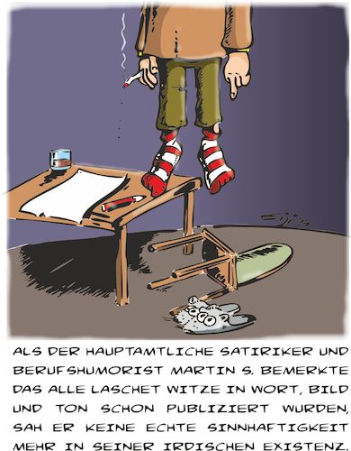 Cartoon: Laschets Witze (medium) by eisi tagged satire,berufshumoristen,laschet