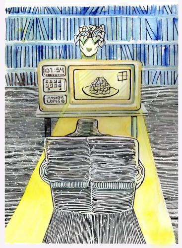 Cartoon: TV EYE (medium) by juniorlopes tagged tv,illustration