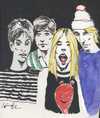 Cartoon: sonic youth (small) by juniorlopes tagged caricature