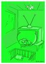 Cartoon: tv sucks! (small) by juniorlopes tagged illustration,cartoon,sex