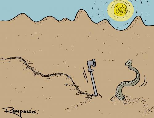 Cartoon: Global warming 2 (medium) by Marcelo Rampazzo tagged global,warming,erderwärmung,meer,klima,wetter,umwelt,hitze,wärme,wüste,trockenheit,vergraben,tiere,technik,fernglas,fernrohr,uboot,wasser,rüssel,elefant