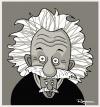 Cartoon: Albert Einstein (small) by Marcelo Rampazzo tagged albert einstein