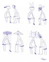 Cartoon: Talk of relationships (small) by Marcelo Rampazzo tagged relationships