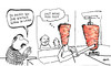 Cartoon: sagt meine frau auch (small) by Florian France tagged döneria,döner,mann,arbeit,essen,macht,schöner