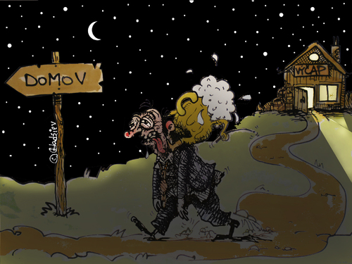 Cartoon: down home! (medium) by ivo tagged wow