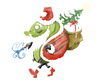 Cartoon: a christmas carp... (small) by ivo tagged wow