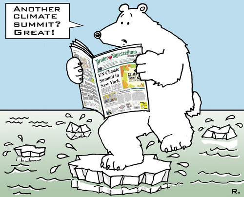 Cartoon: Climate Summit (medium) by RachelGold tagged un,climate,summit,new,york