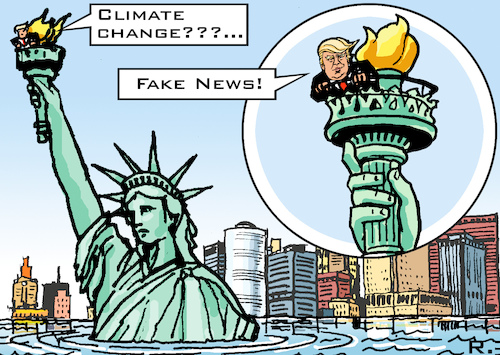 Cartoon: US-Climate-Policy (medium) by RachelGold tagged g7,summit,italy,usa,trump,climate,change,policy