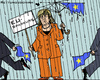 Cartoon: Alleine im Regen (small) by RachelGold tagged eu,sparkurs,merkel
