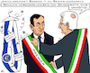 Cartoon: Premier Draghi (small) by RachelGold tagged italien,premier,präsident,ezb,chef,ernennung,matarella,draghi,wahl,demokratie,pandemie,corona,covid19