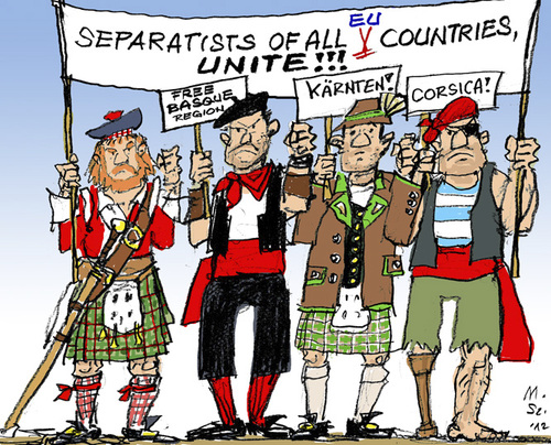 Cartoon: EU-Separatists (medium) by MarkusSzy tagged eu,separatists