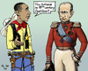 Cartoon: 19th Century Policy (small) by MarkusSzy tagged usa,rusia,crimea,crisis,obama,putin,cowboy,tsar