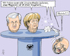 Cartoon: Kopf-Koalition (small) by MarkusSzy tagged deutschland,bundestag,wahl,regierung,koalition,cdu,csu,spd,merkel,seehofer,schulz,parteibasis,widerstand,rücktritt