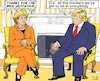 Cartoon: Warmly Welcome (small) by MarkusSzy tagged usa,germany,trump,merkel,reception,welcome,visit