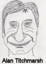 Cartoon: Caricature - Alan Titchmarsh (small) by chriswannell tagged caricature,cartoon,alan,titchmarsh