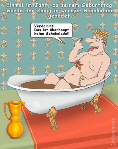 Cartoon: Stunk bei Hofe! (medium) by moonman tagged wellness,adel,lifestyle