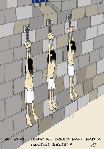 Cartoon: The Prisoners (medium) by aarbee tagged prisoners,jail