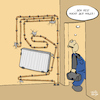 Cartoon: Rohre (small) by Thorsten Klomfass tagged handwerk,klempner,gas,wasser,scheiße,maler,heizung,rohre,feierabend,pfusch