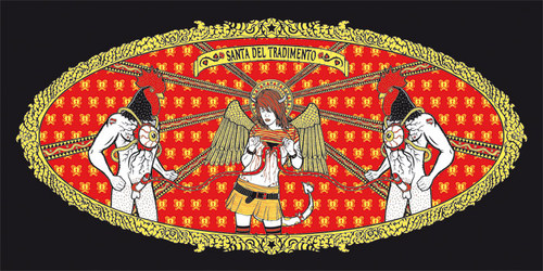 Cartoon: santa del tradimento (medium) by elmoro tagged illustration,vector,illustrator,drawing,girl