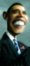 Cartoon: Obama (small) by Brad tagged barrack obama caricature
