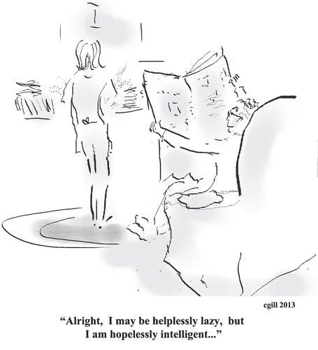 Cartoon: Lazy (medium) by cgill tagged intelligence,lazy,stupid