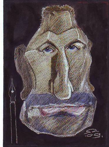 Cartoon: MAV (medium) by zed tagged marian,avramescu,romania,artist,portrait,caricature