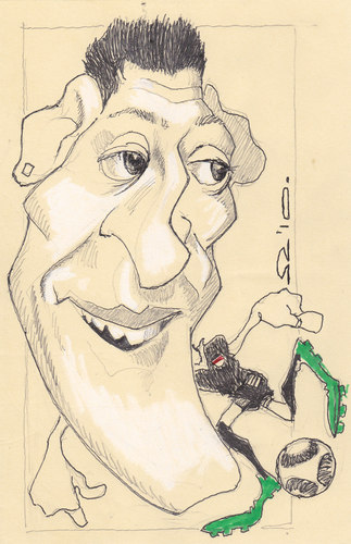 Cartoon: Mesut Ozil (medium) by zed tagged mesut,ozil,germany,turkey,sport,football,world,cup,portrait,caricature