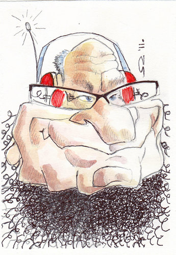 Cartoon: Rupert Murdoch (medium) by zed tagged rupert,world,media,global,australia,murdoch,news,corporation,portrait,caricature